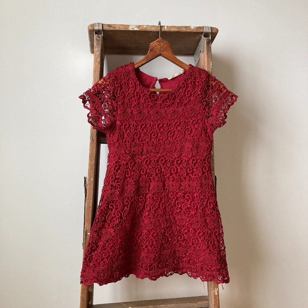 Zara Red Lace Dress